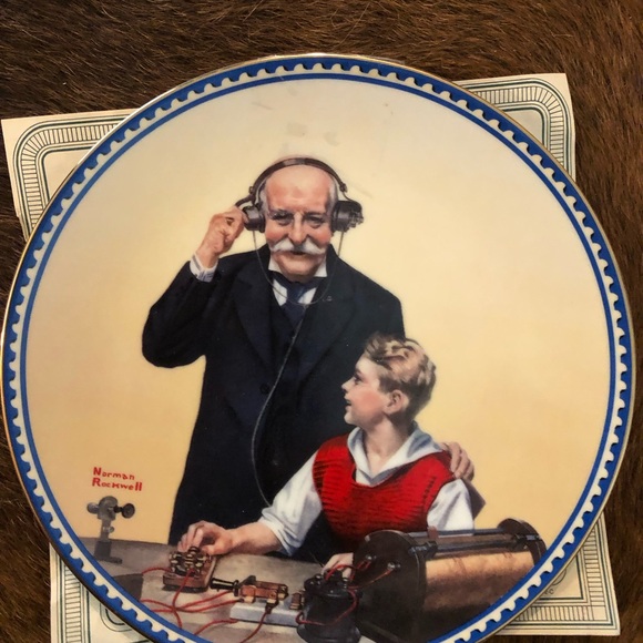 Norman Rockwell Collector Plate Set with certificates - Picture 6 of 9